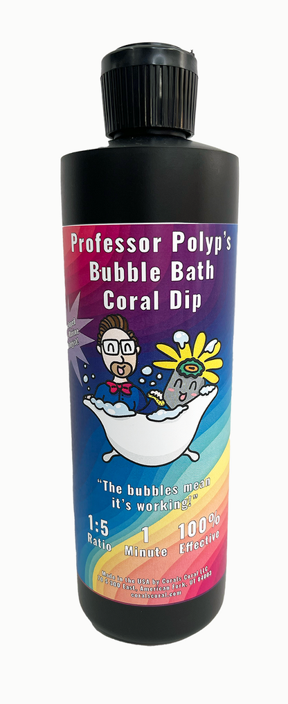 Professor Polyp Bubble Bath Coral Dip